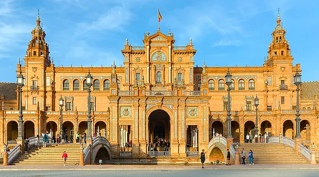 The Plaza de España in Seville
